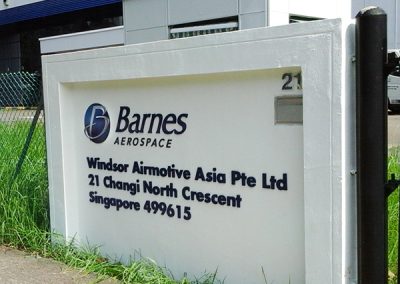 3D Acrylic Sign on Boundary Wall