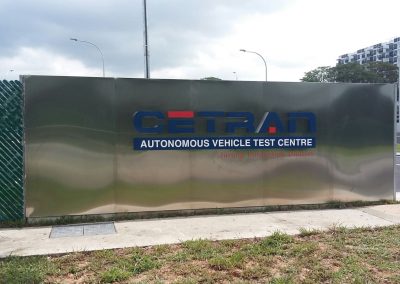 3D aluminium sign