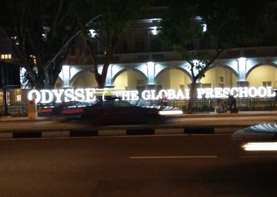 3D lighted sign