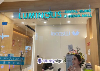 Luminous Dental with front lit finish