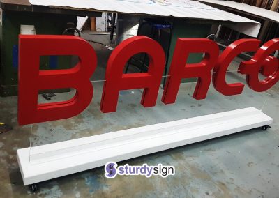 Barco Free standing 3D Signage Letters Supplier