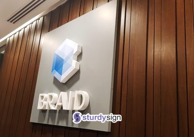 3D box up signage Supplier