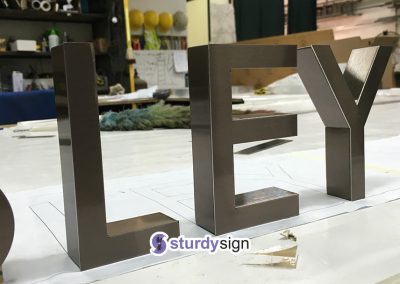 Wesley Sanctuary 3D PVD Stainless Steel Signage