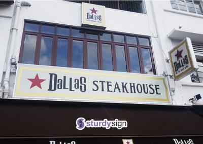 Dallas Steakhouse Signage
