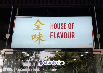 Lightbox signage singapore