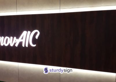 AIC Centre Main Entrance Signage