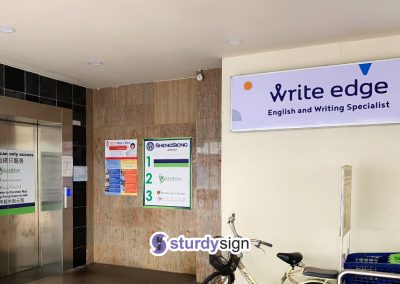 Classic lightbox signage